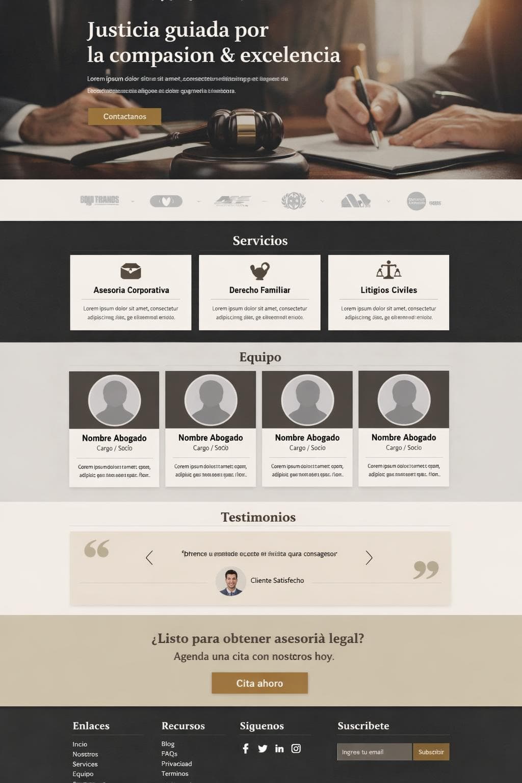 Lexoria — vista previa del theme