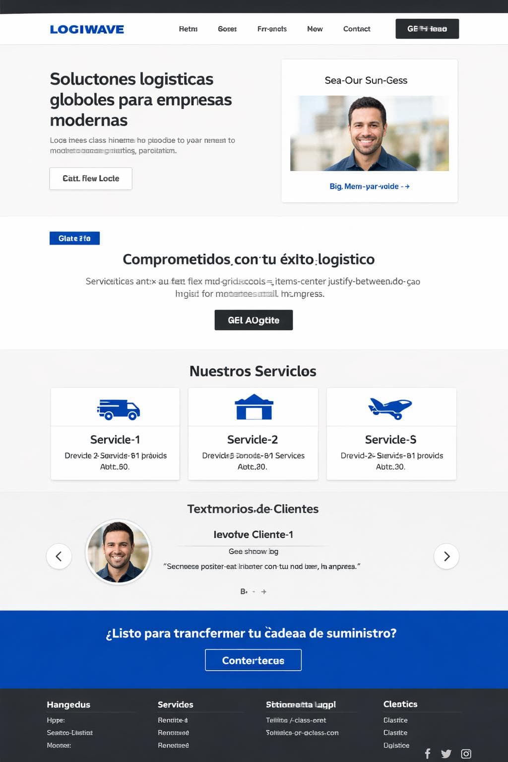 LogiWave — vista previa del theme