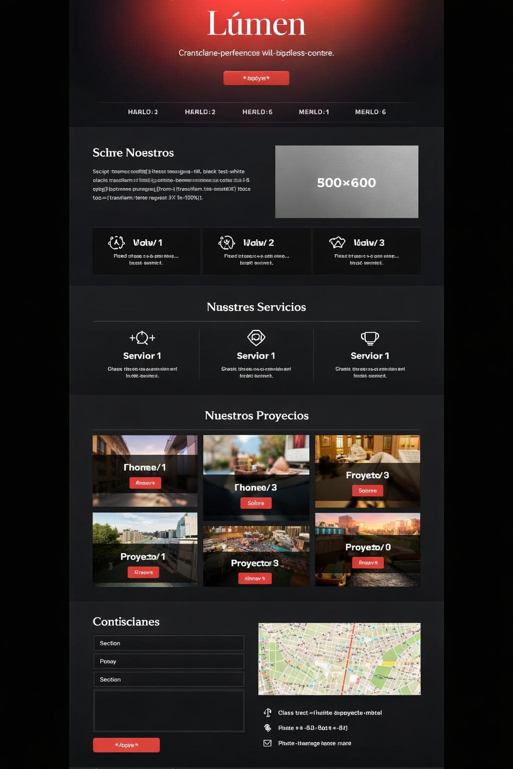 Lúmen Creations — vista previa del theme