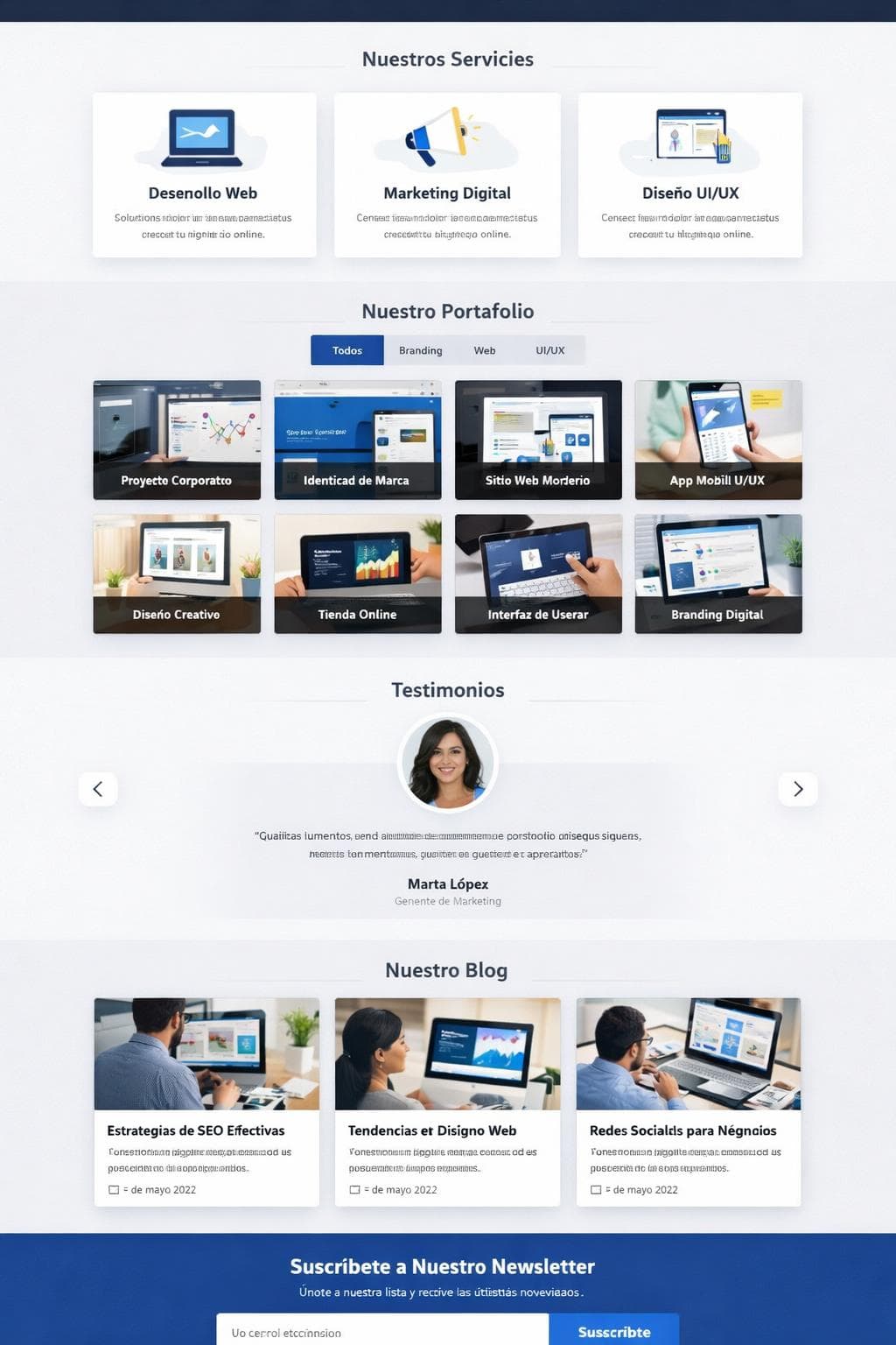 Lumenara — vista previa del theme