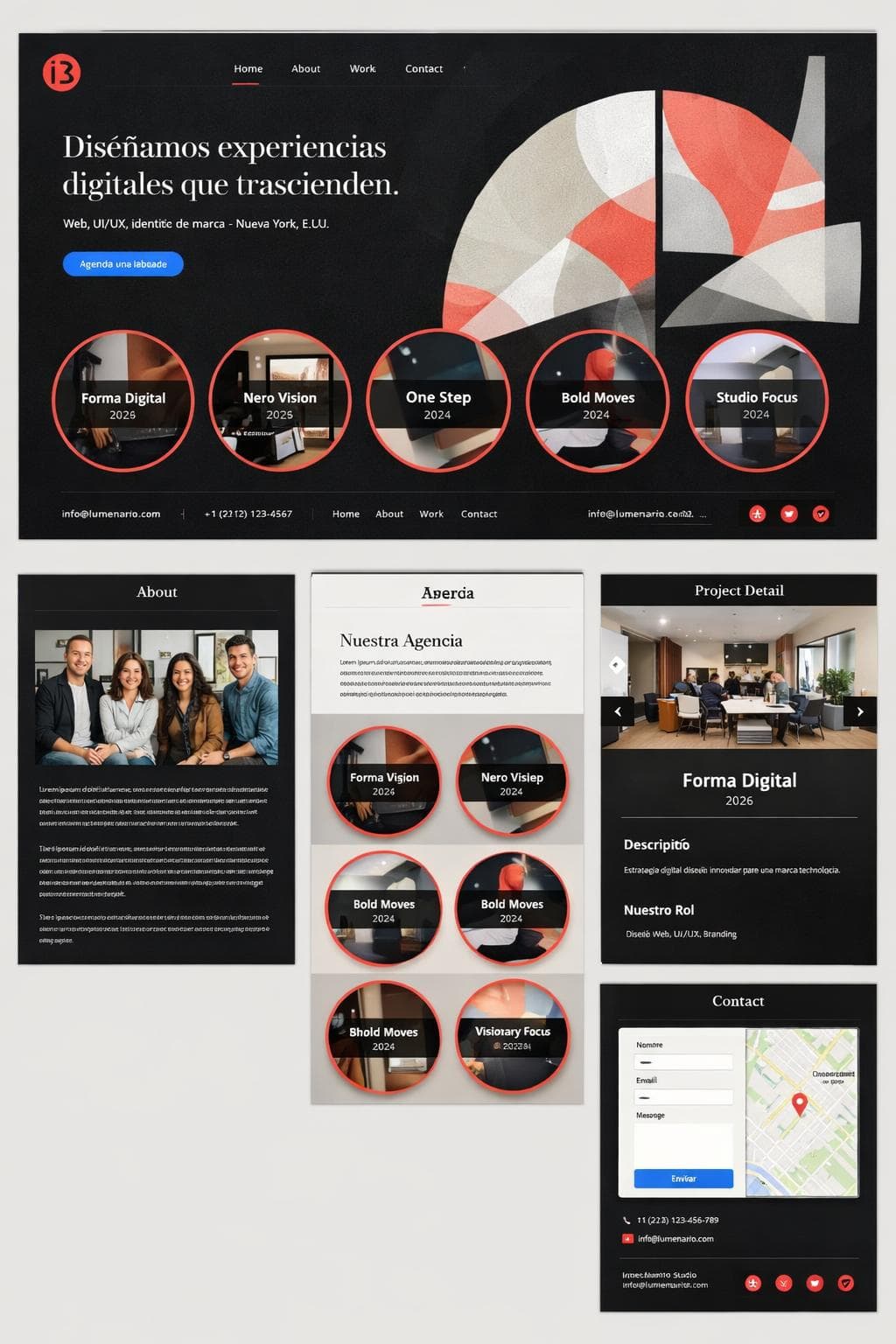 Lumenario Studio — vista previa del theme