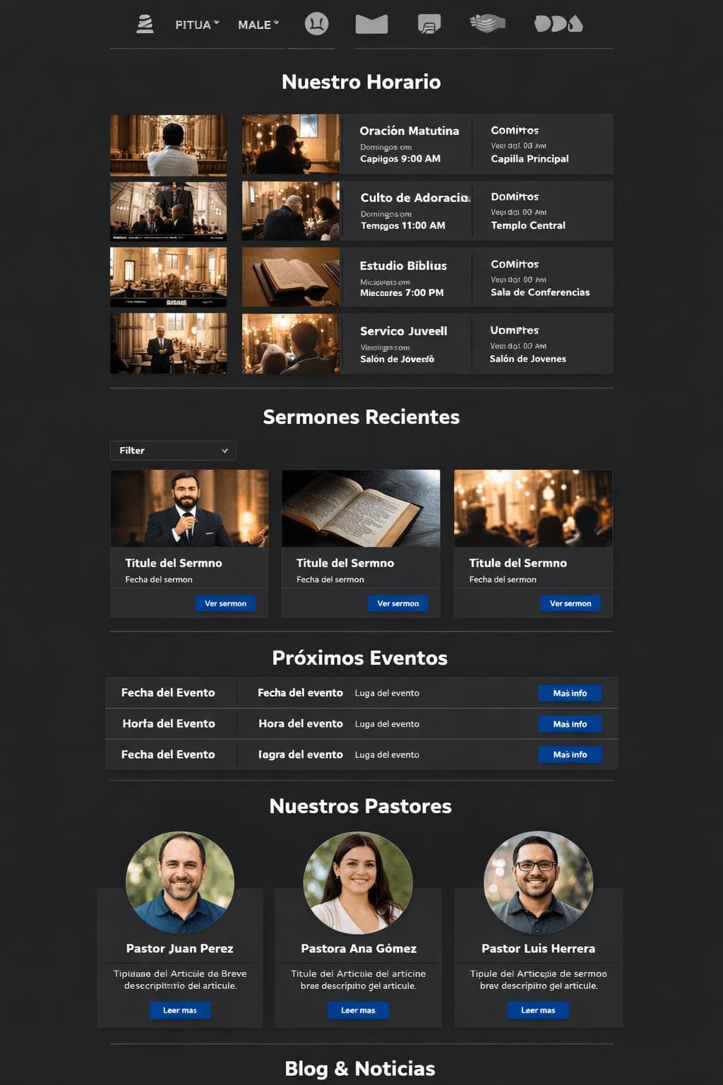 LumenCatedral — vista previa del theme