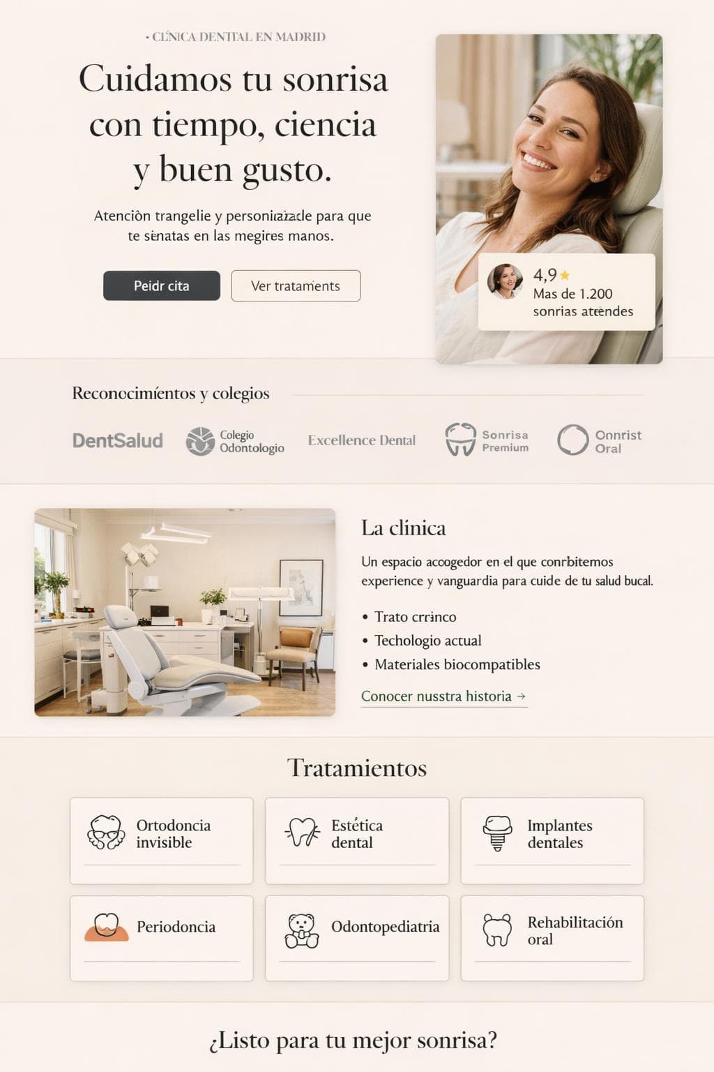 Lumière Dental Studio — vista previa del theme