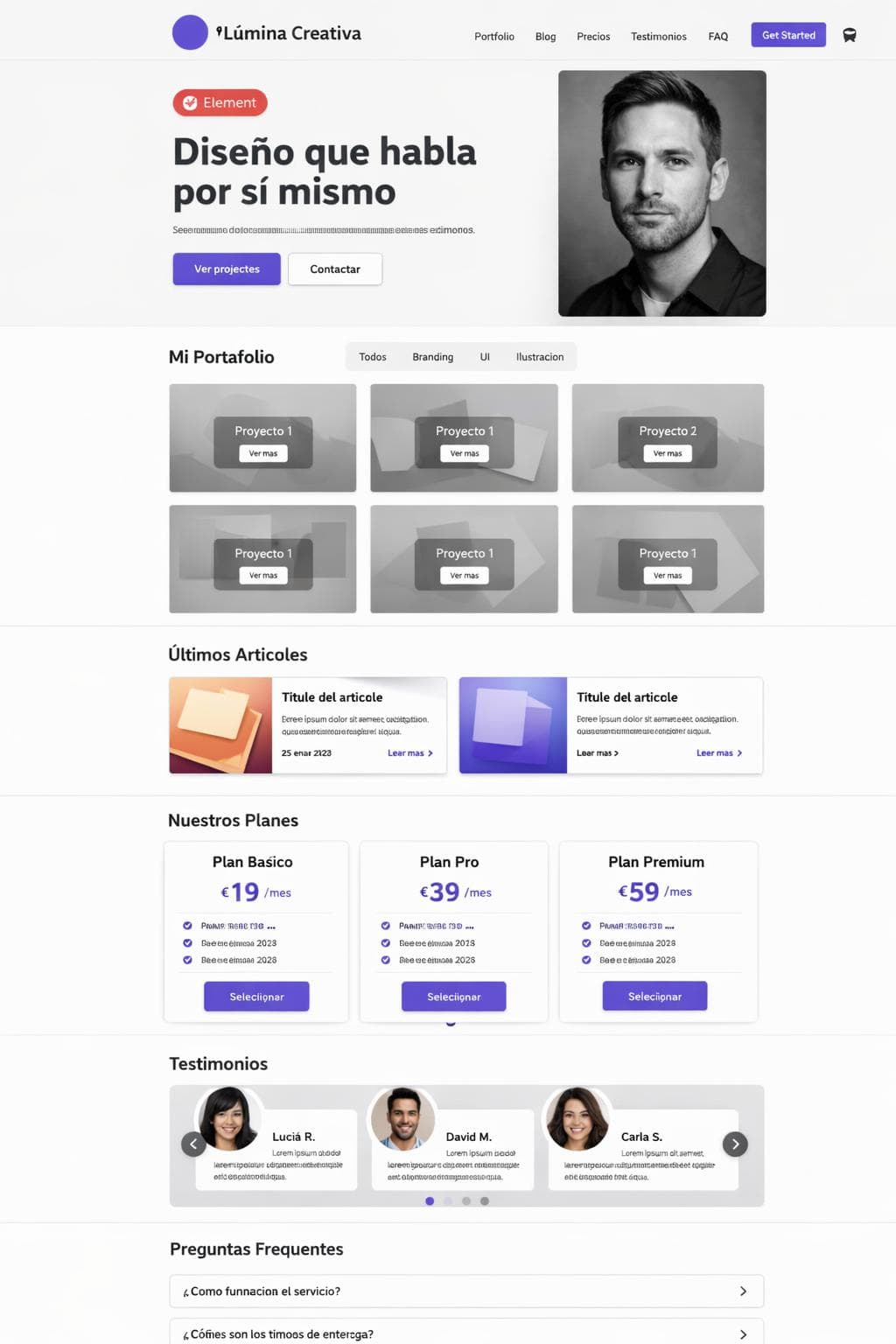 Lúmina Atolón — vista previa del theme