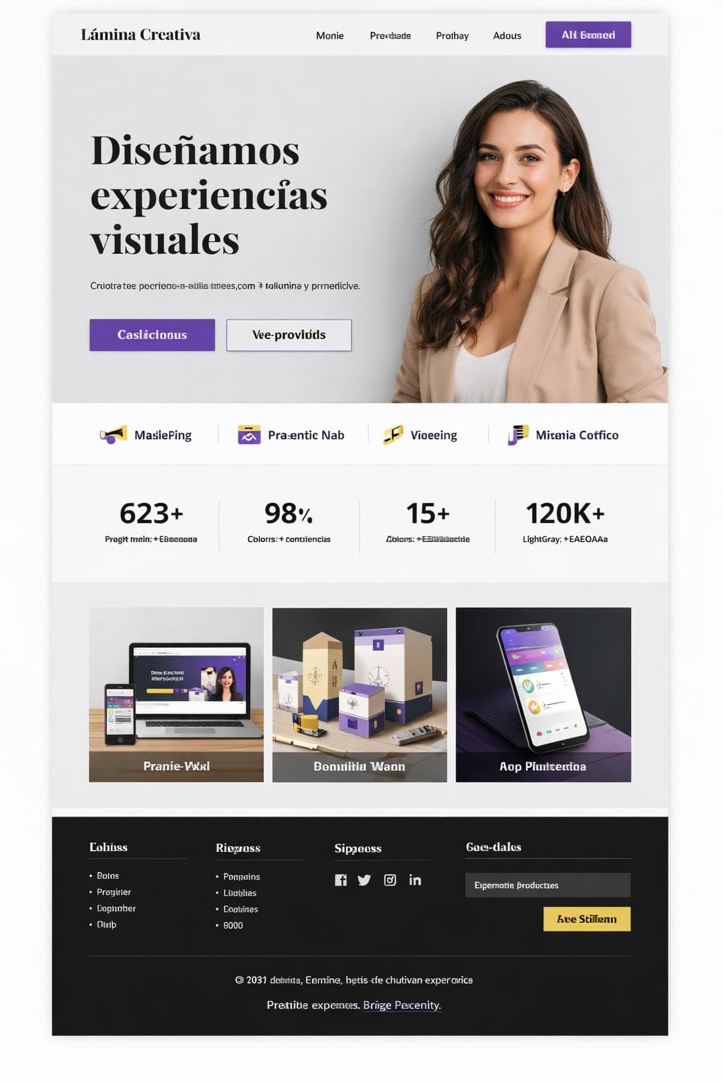 Lúmina Glow — vista previa del theme