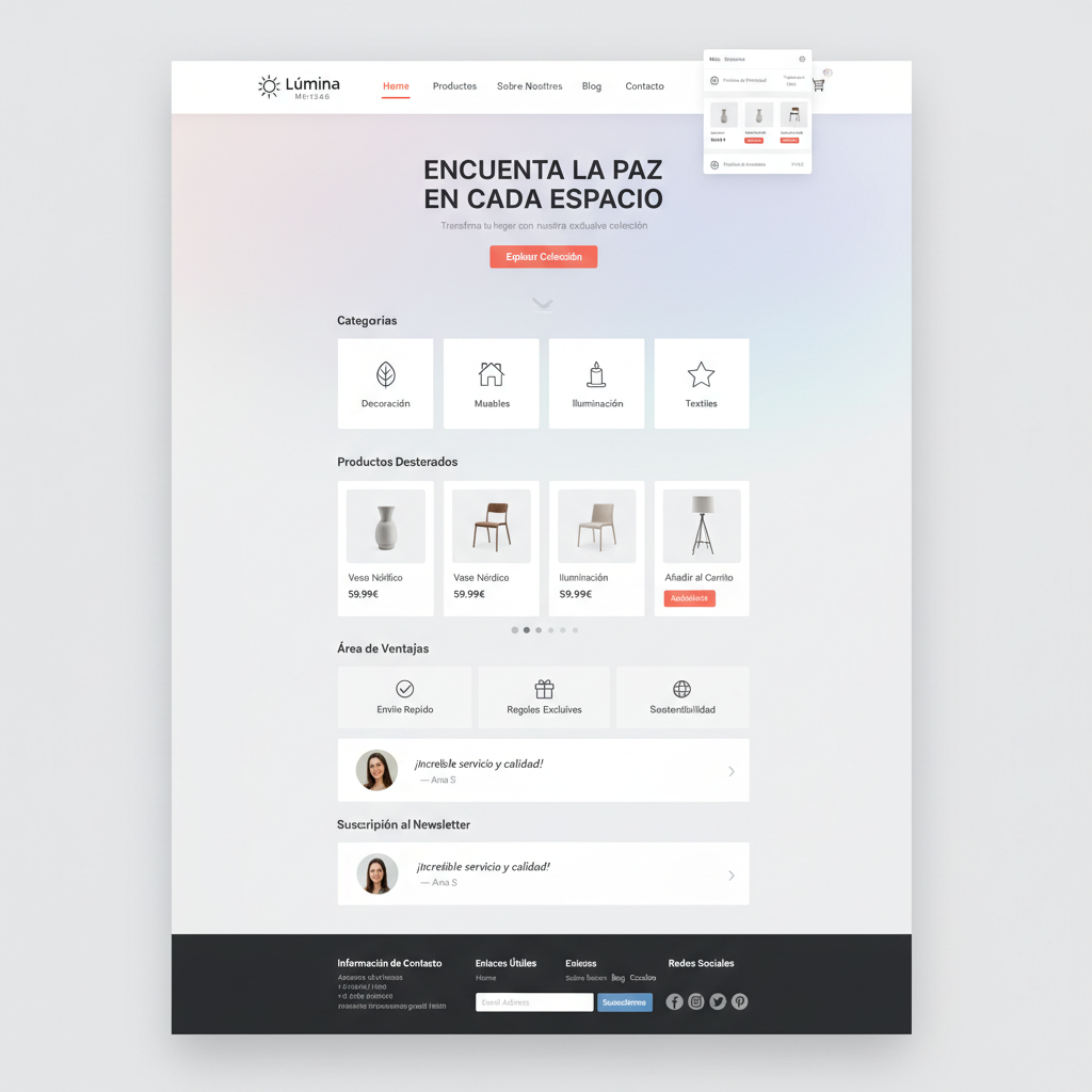 Lúmina Mercado — vista previa del theme