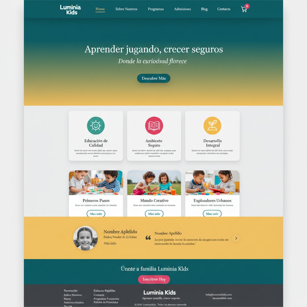 Luminia Kids — vista previa del theme