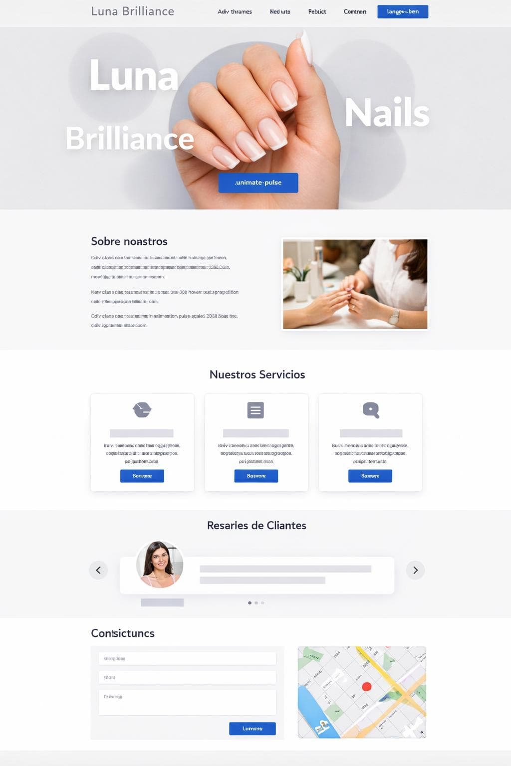 Luna Brilliance — vista previa del theme