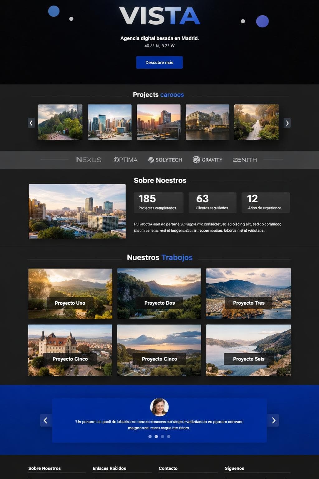 Luna Vista — vista previa del theme