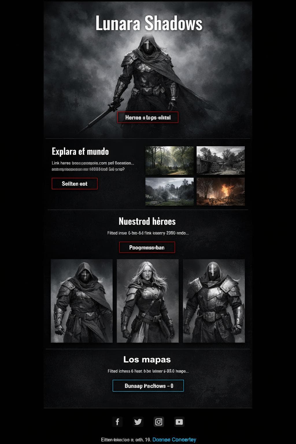 Lunara Studios — vista previa del theme