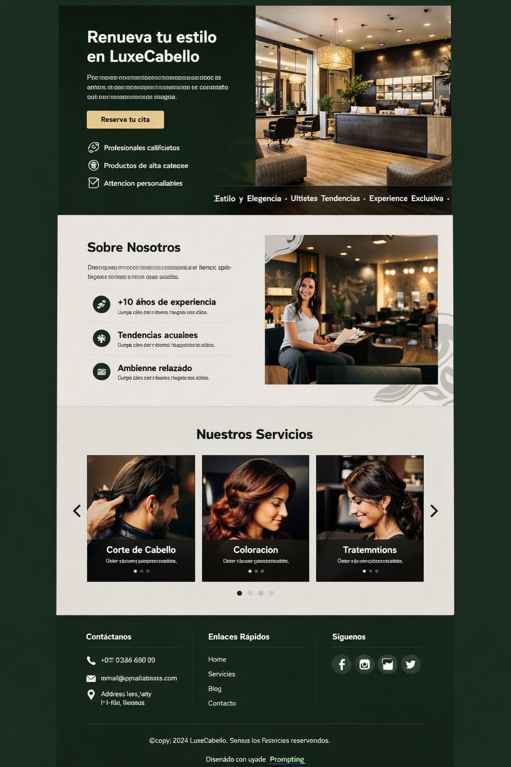 LuxeCabello — vista previa del theme