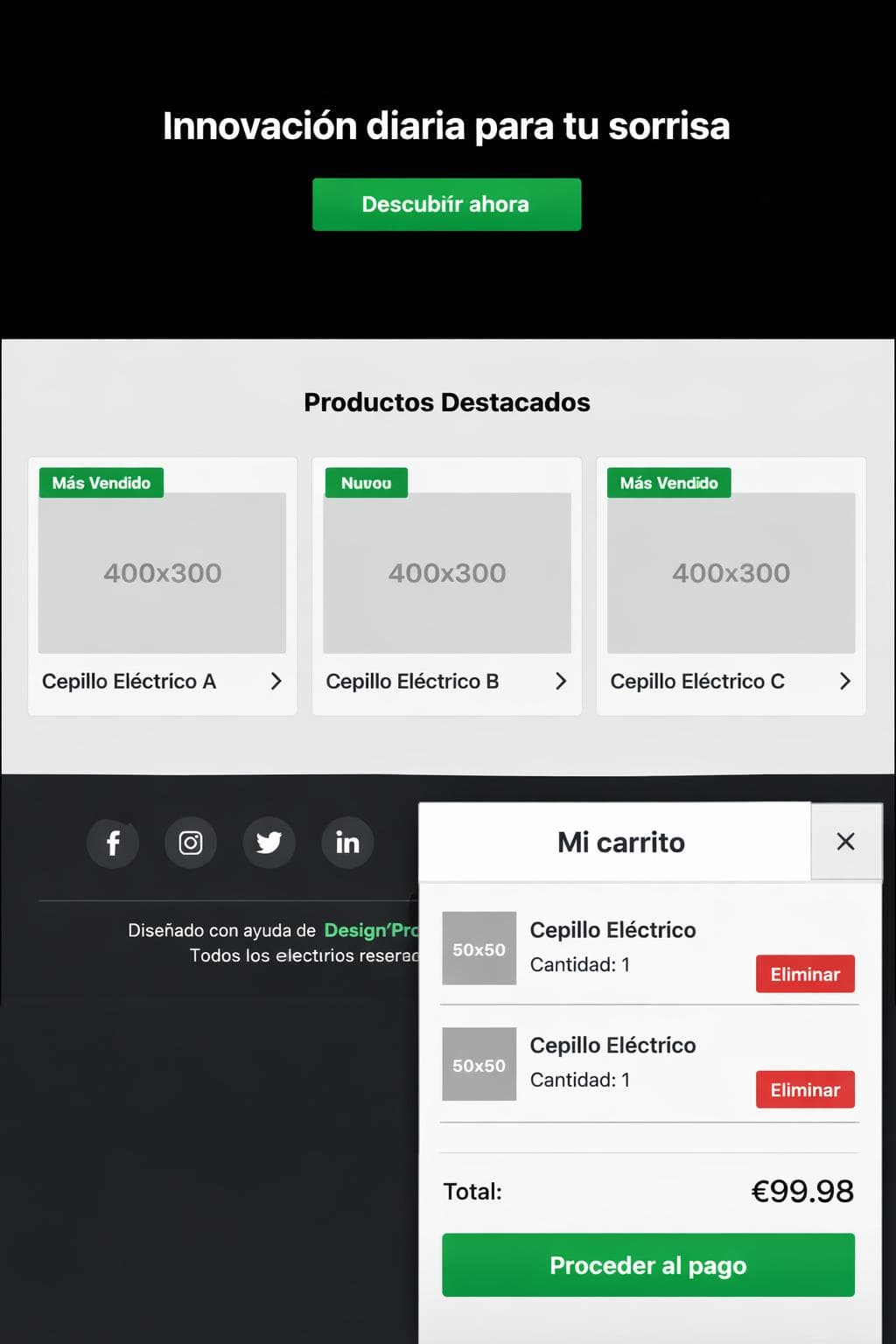 LuzDental — vista previa del theme
