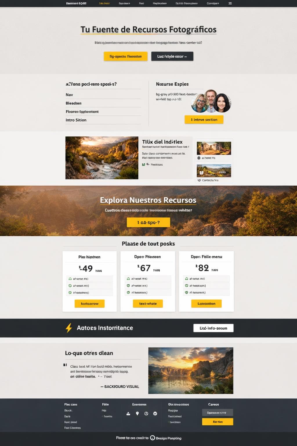 LuzVisor — vista previa del theme