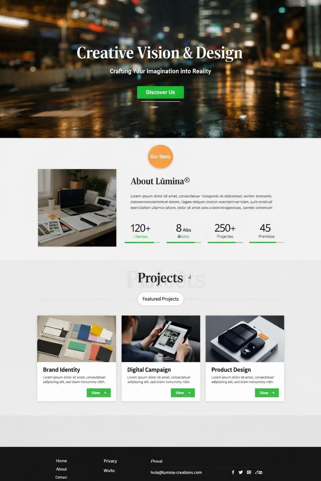 Magazine Vega — vista previa del theme