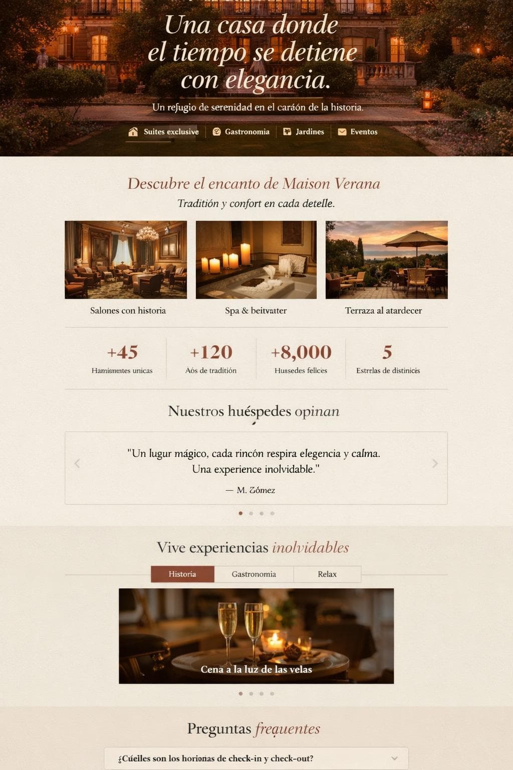 Maison Verana — vista previa del theme