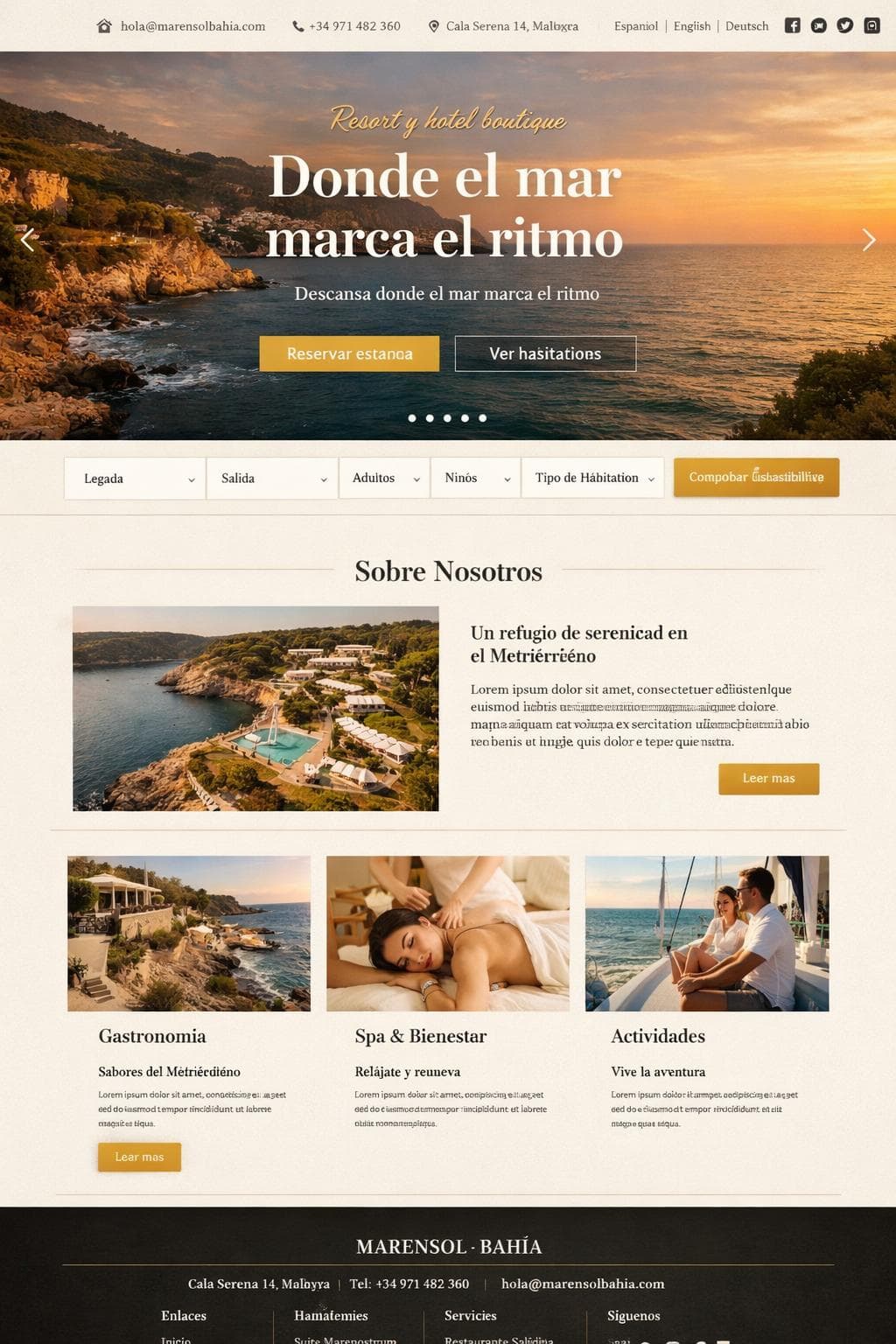 Marensol Bahía — vista previa del theme