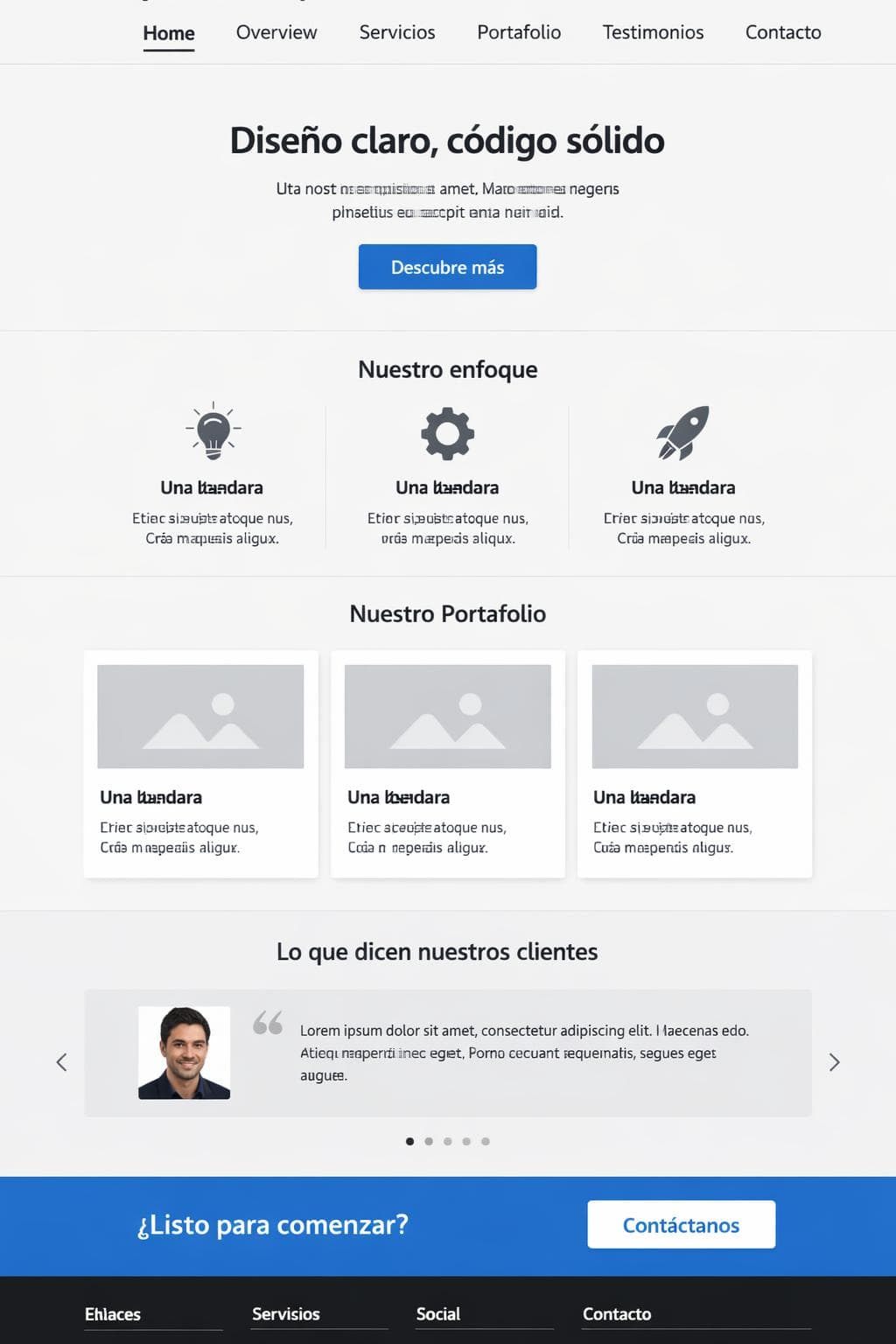 Marketing Ámbar — vista previa del theme