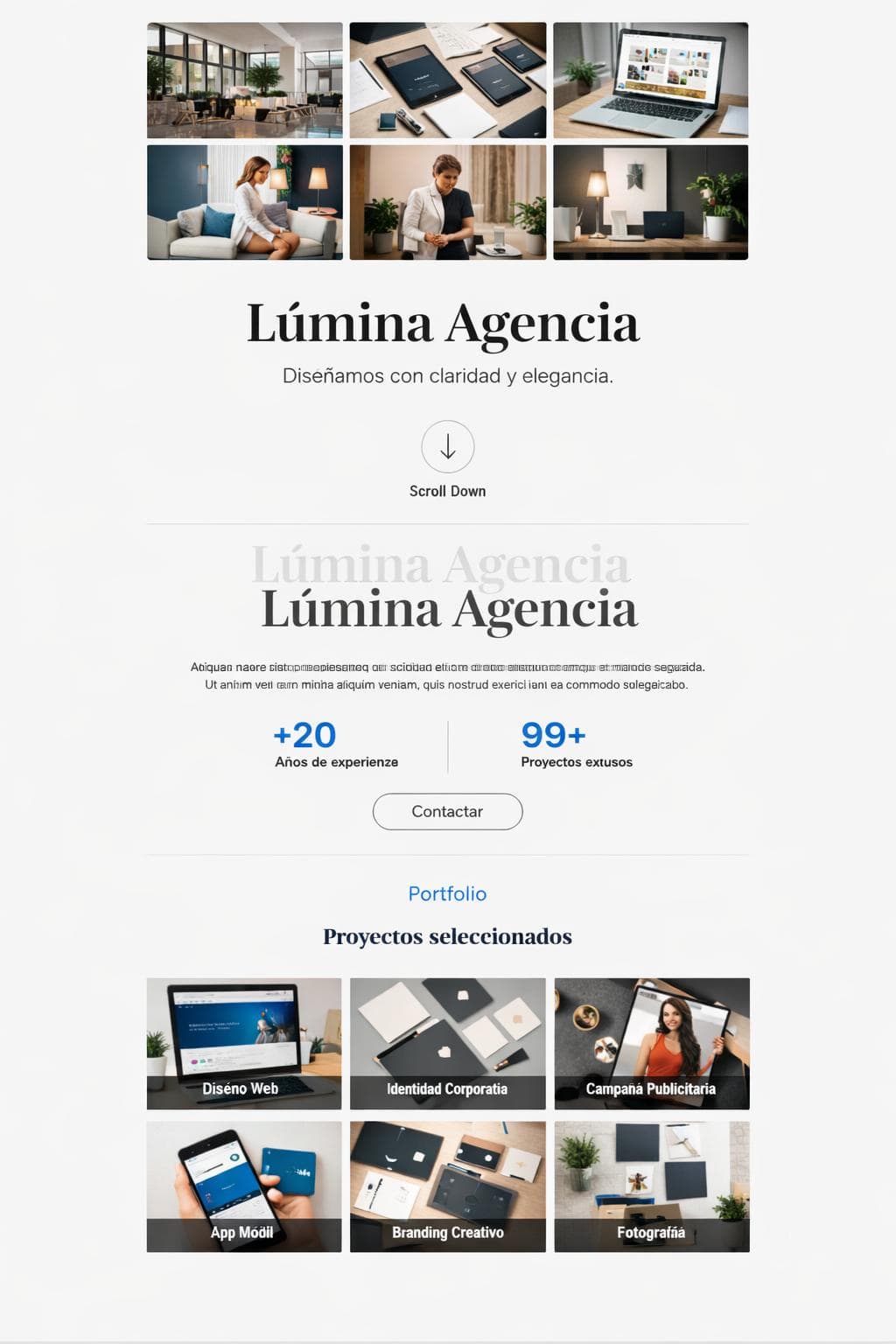 Marketing Andina — vista previa del theme