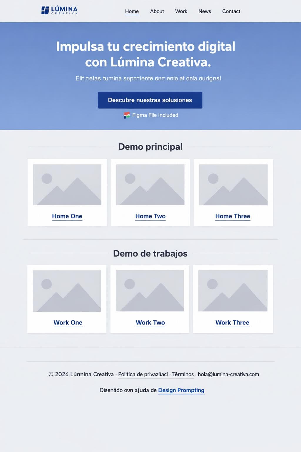 Marketing Cobalto — vista previa del theme