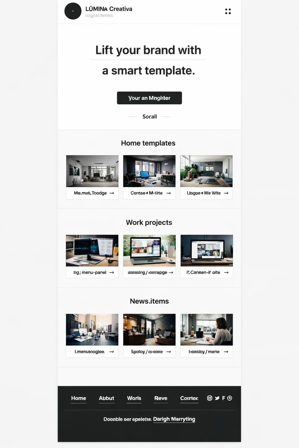 Marketing Coral — vista previa del theme