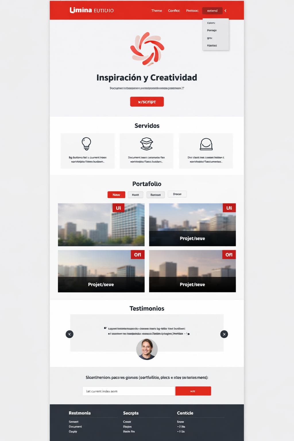 Marketing Jade — vista previa del theme