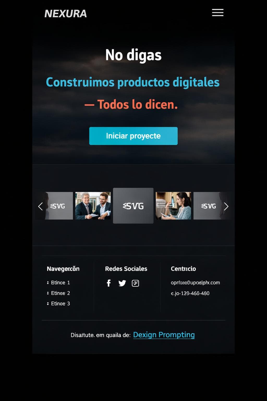 Marketing Marea — vista previa del theme