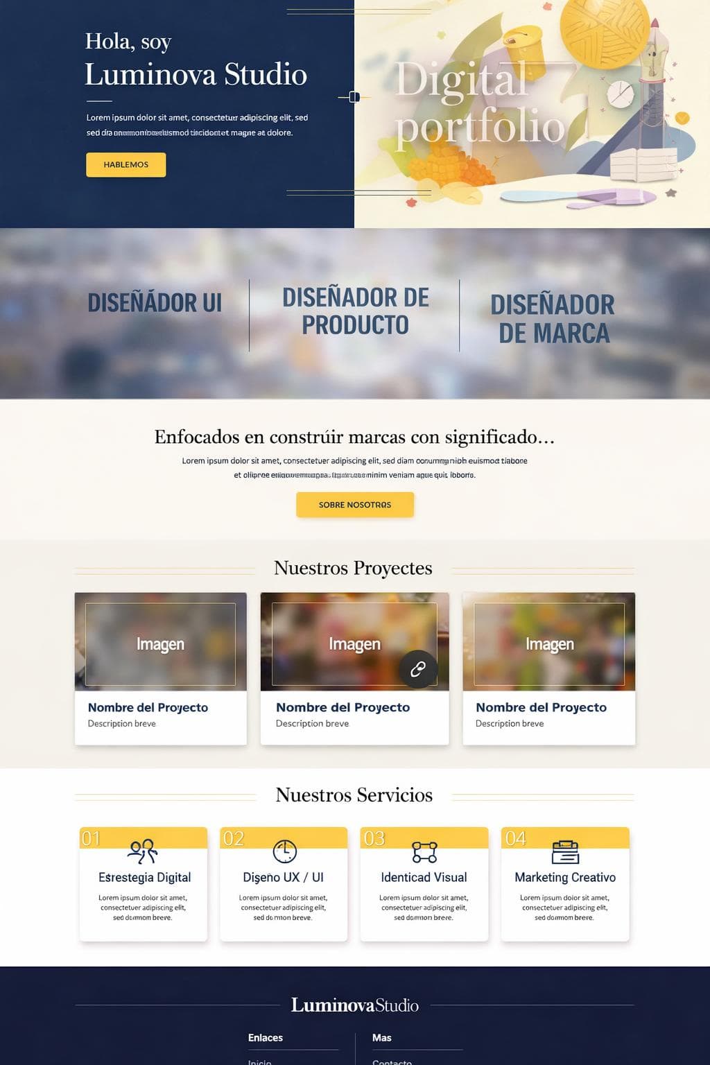 Marketing Neon — vista previa del theme