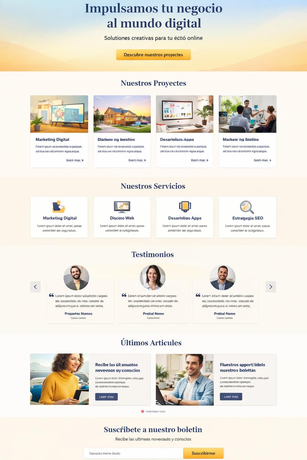 Marketing Perla — vista previa del theme