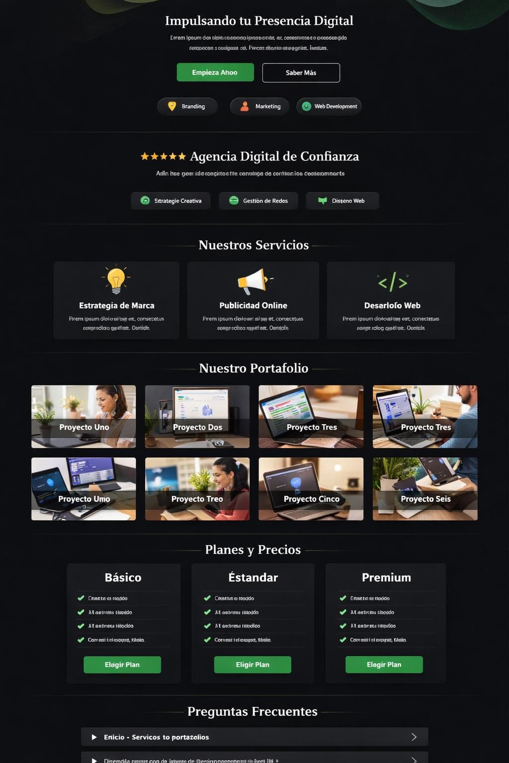 Marketing Solera — vista previa del theme