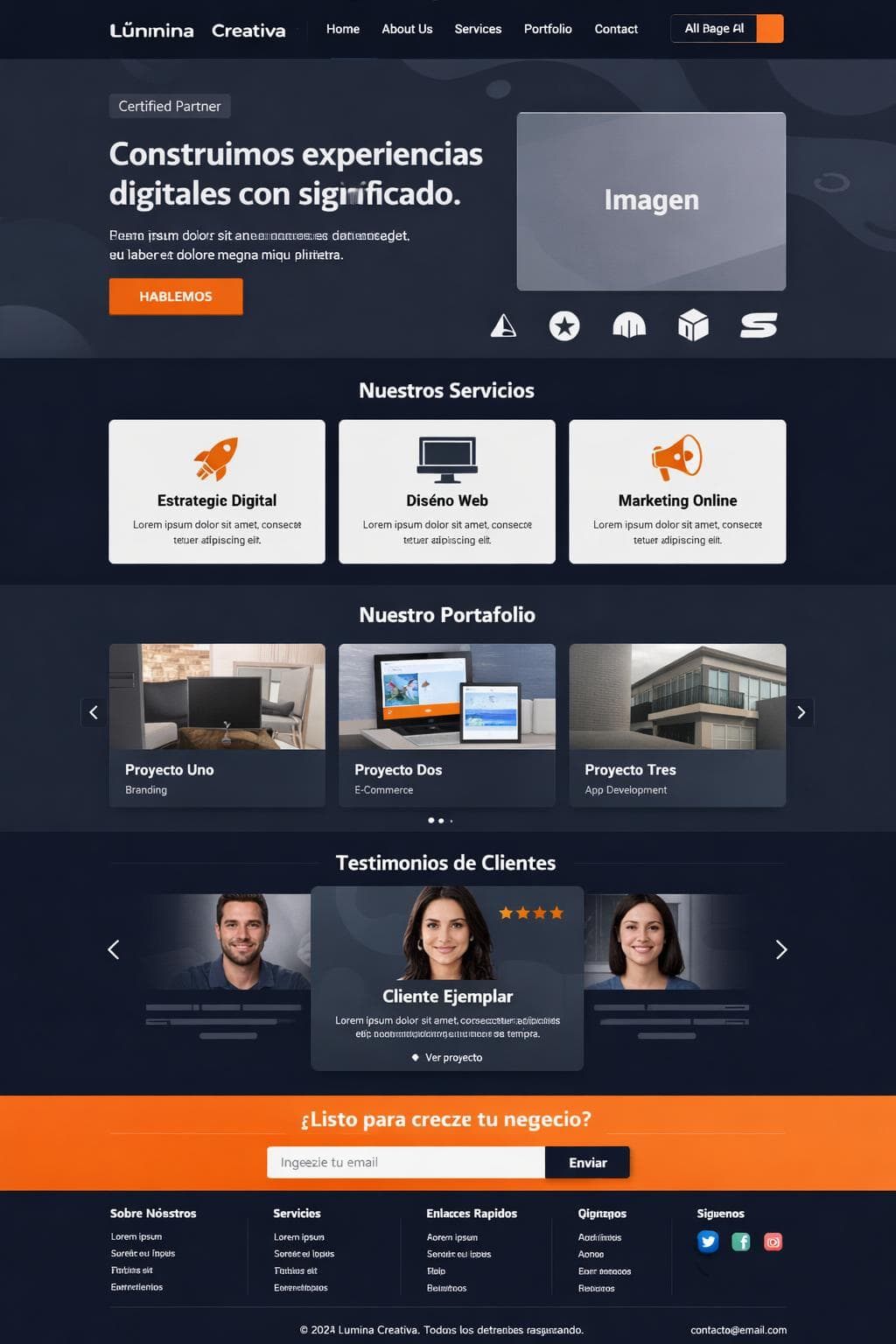 Media Austral — vista previa del theme