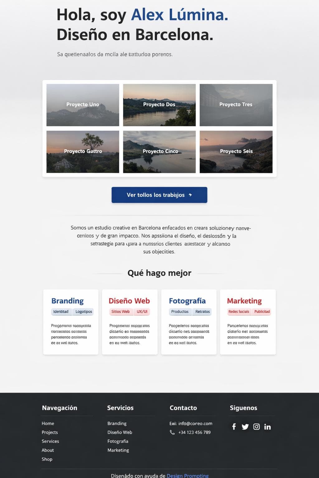 Media Cabo — vista previa del theme