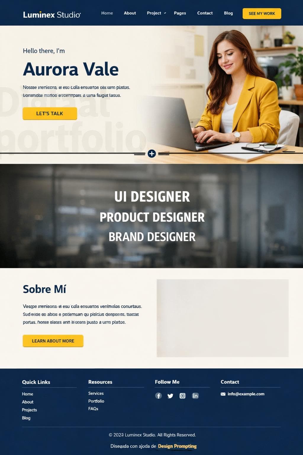 Media Helio — vista previa del theme