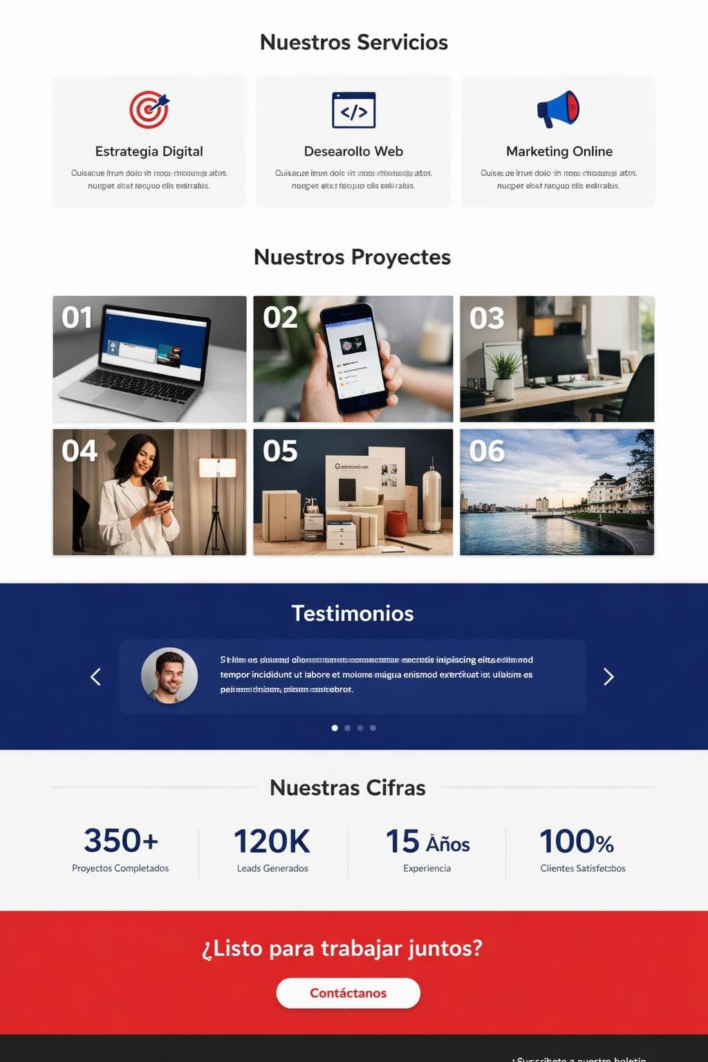 Media Rubí — vista previa del theme