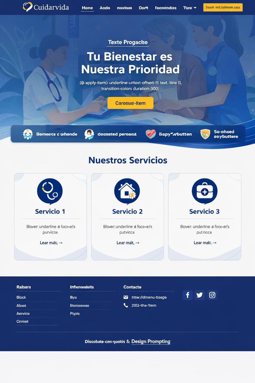 Médica Atlas — vista previa del theme