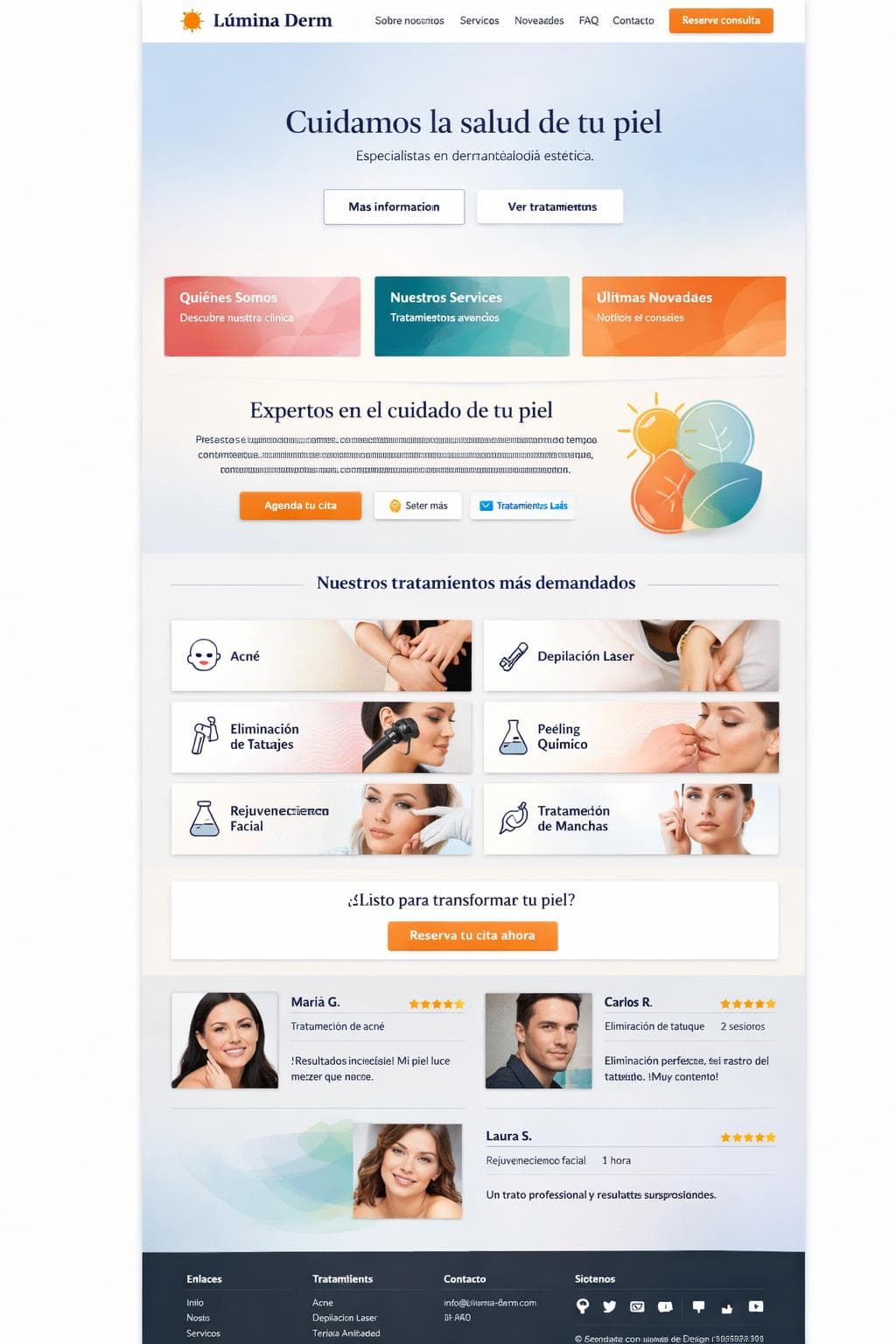 Médica Delta — vista previa del theme
