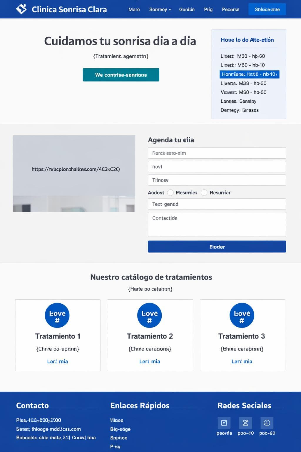 Médica Lira — vista previa del theme