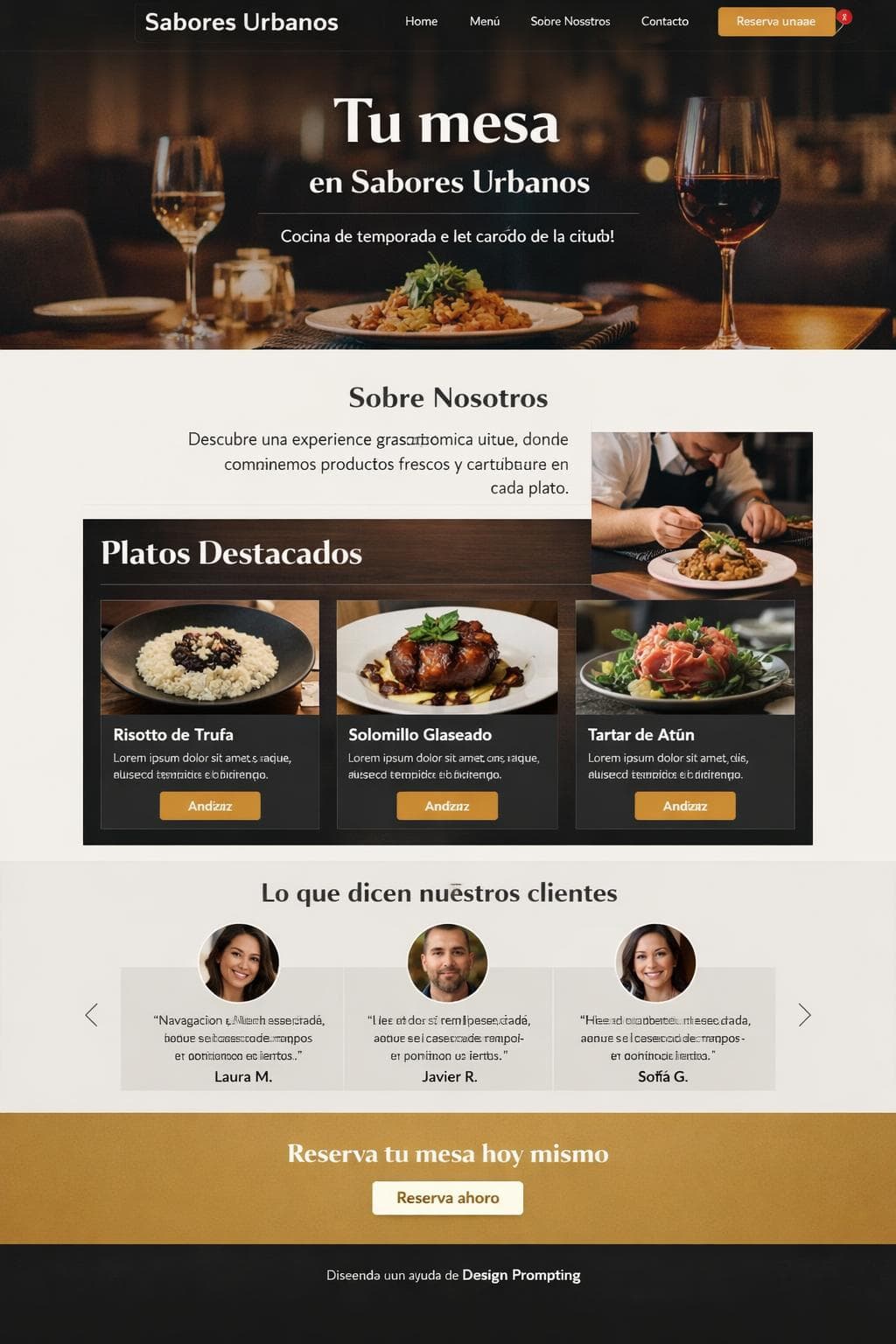 Mesa Polar — vista previa del theme