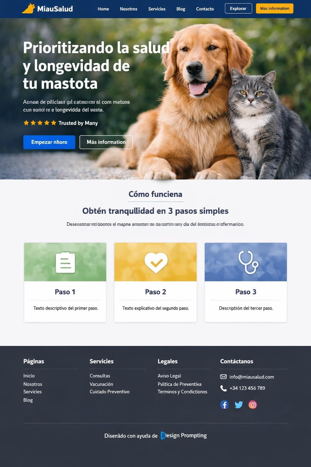 MiauSalud — vista previa del theme