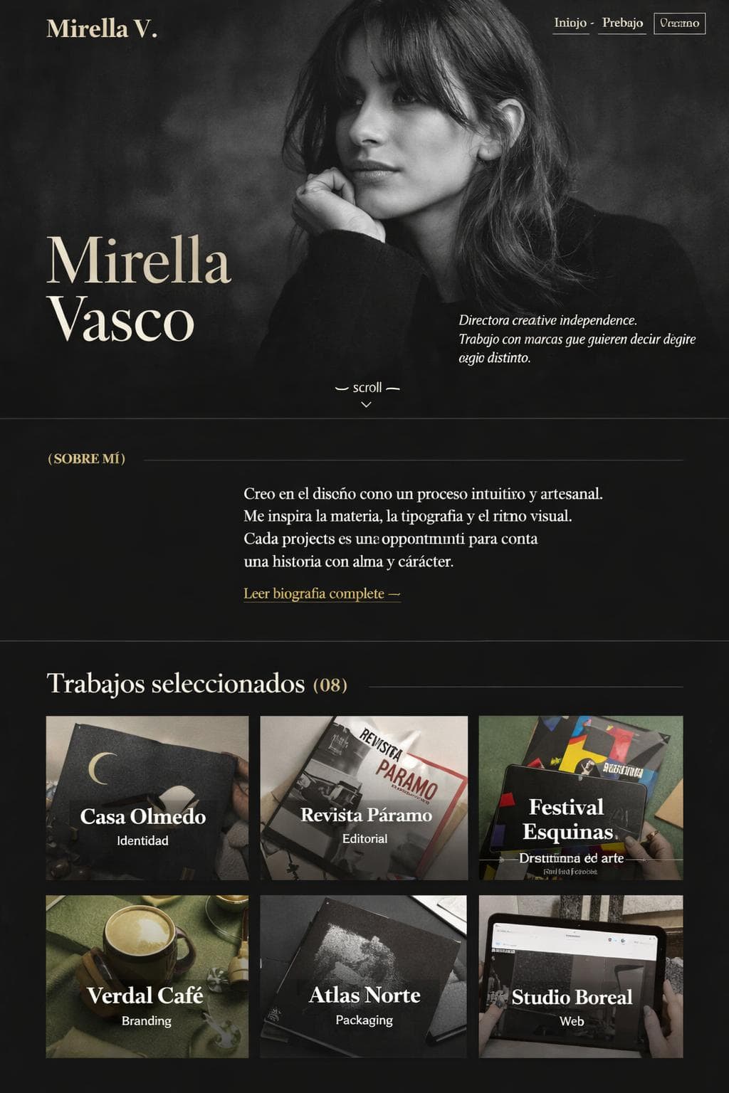Mirella Vasco — vista previa del theme