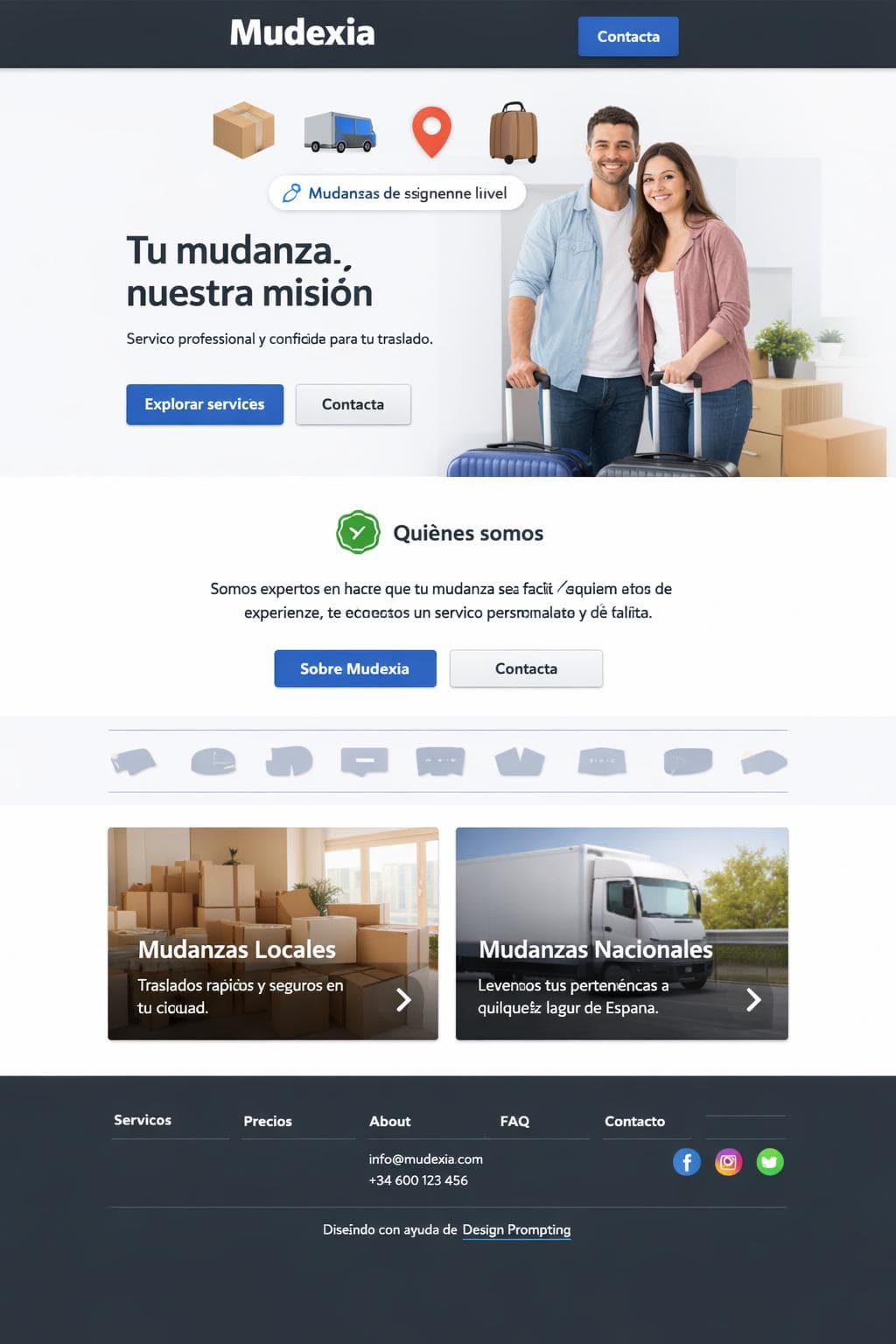 Mudexia — vista previa del theme