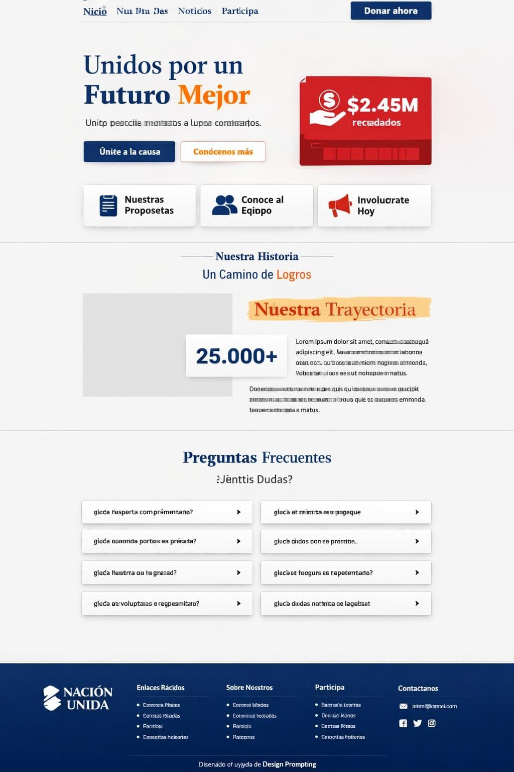 Nación Unida — vista previa del theme