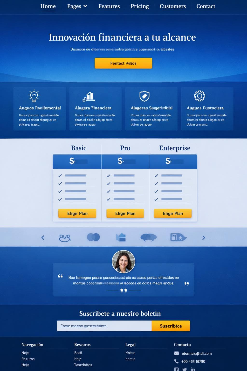 Nebula Consult — vista previa del theme