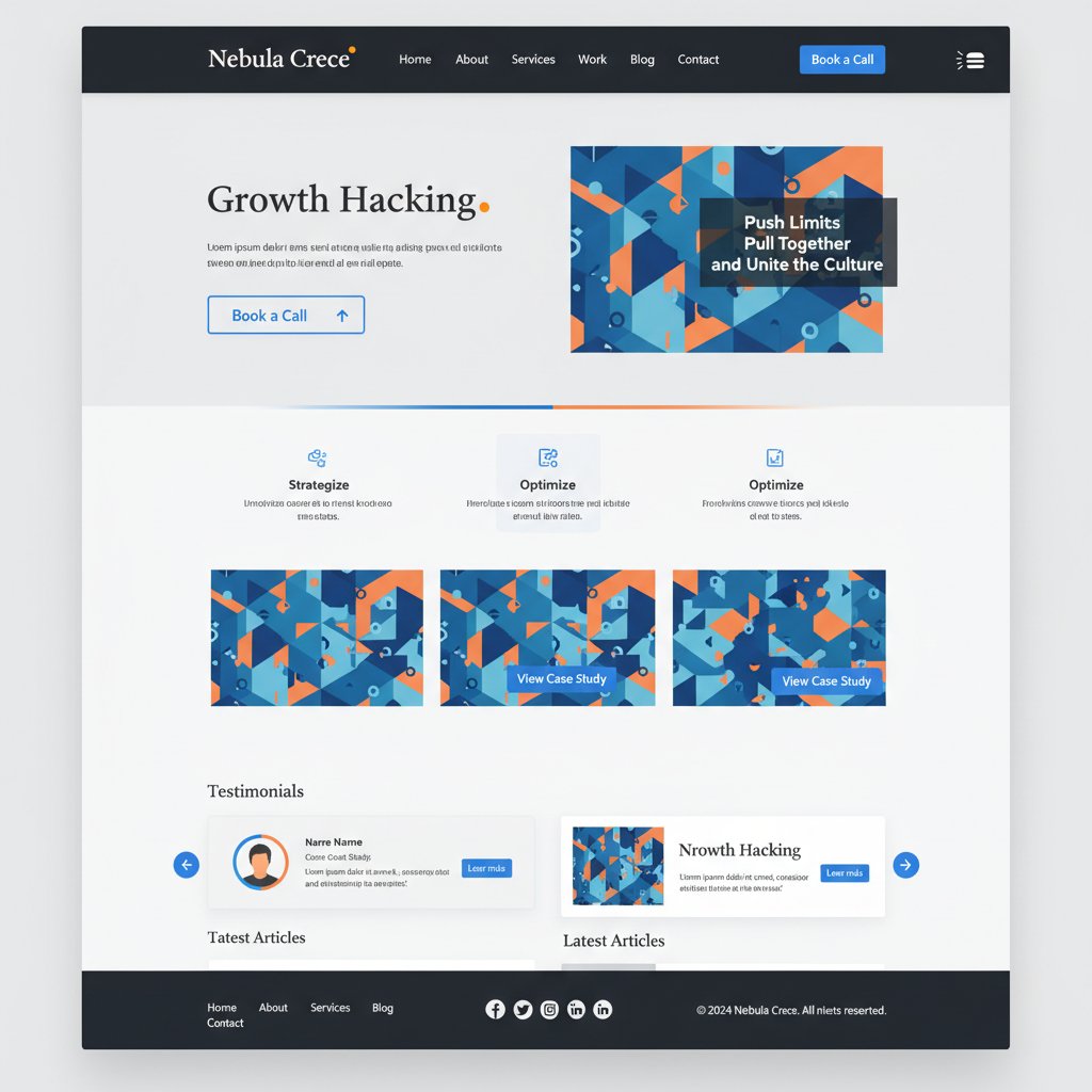 Nebula Crece — vista previa del theme