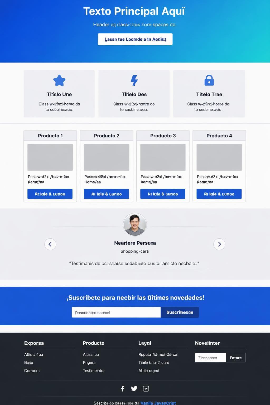NebulaSync — vista previa del theme