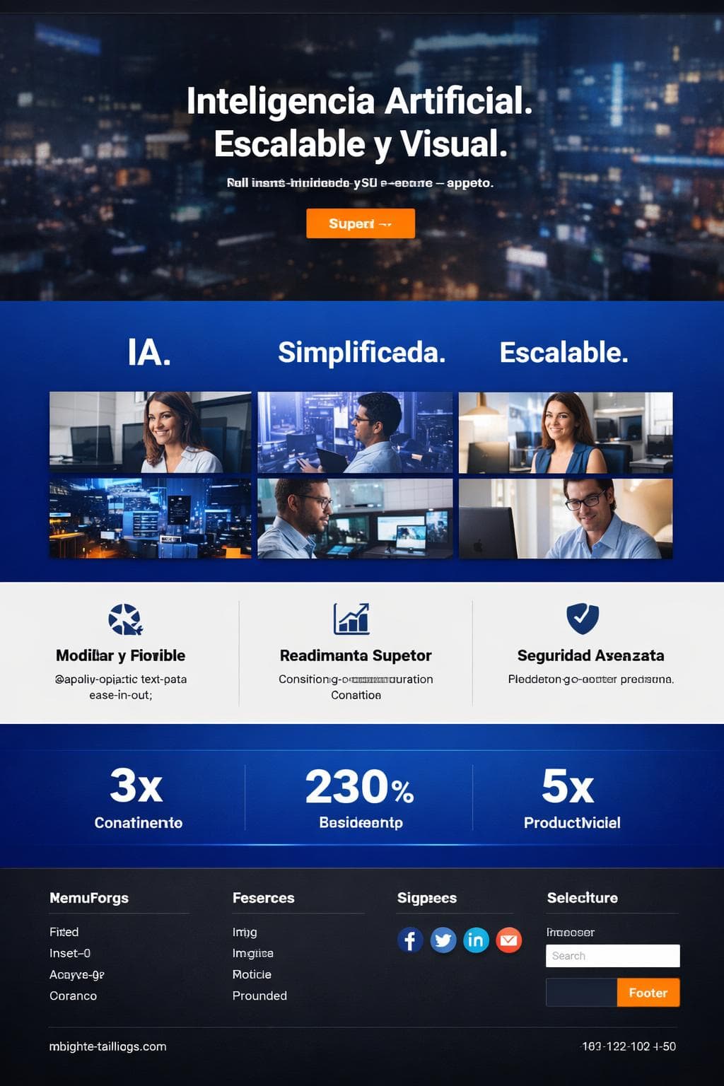 NeuraForge — vista previa del theme