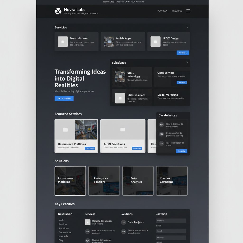 Nevra Labs — vista previa del theme