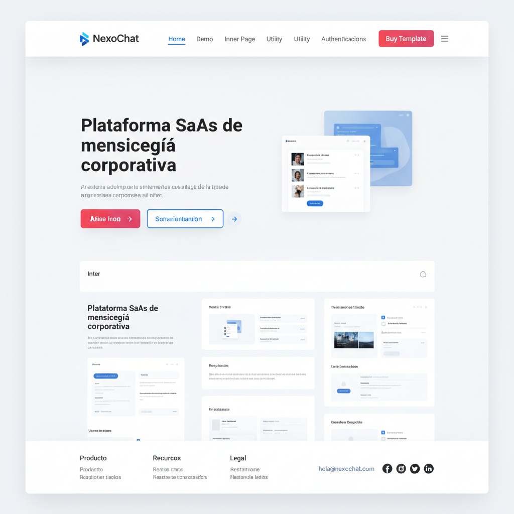 NexoChat — vista previa del theme