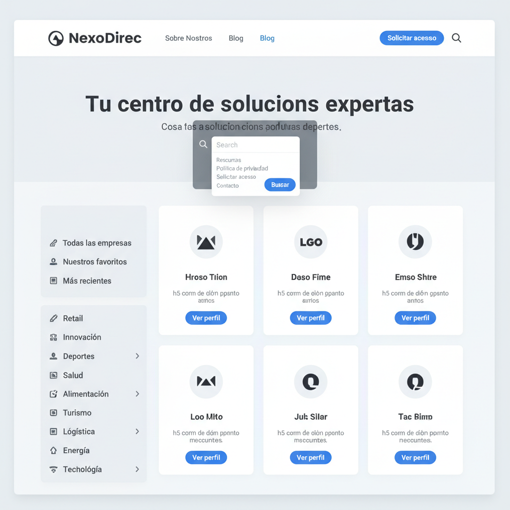 NexoDirec — vista previa del theme