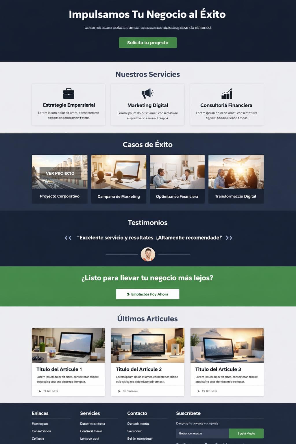 Nexora Consulting — vista previa del theme