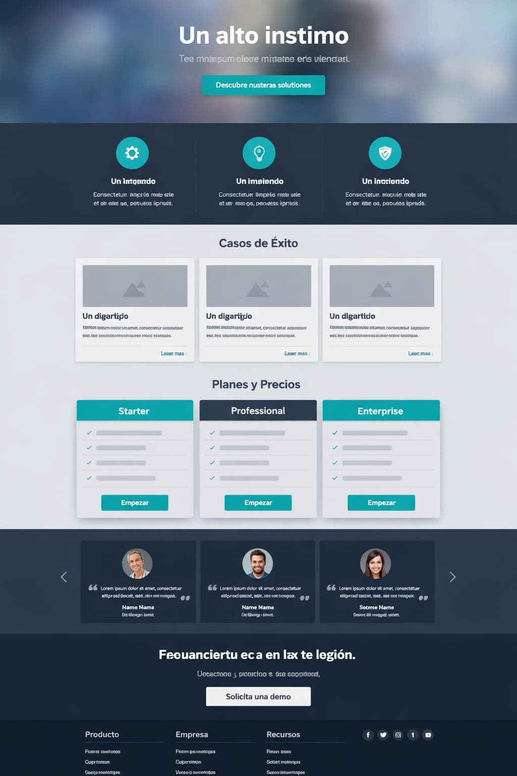 Nexora Consultores — vista previa del theme